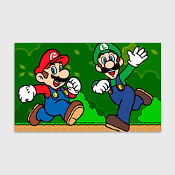 Бумага для упаковки Luigi & Mario, цвет: 3D-принт