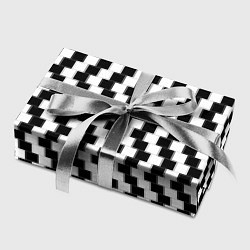 Бумага для упаковки Оптическая иллюзия ровности полос, цвет: 3D-принт — фото 2