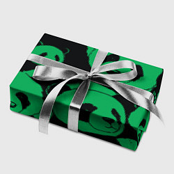 Бумага для упаковки Panda green pattern, цвет: 3D-принт — фото 2