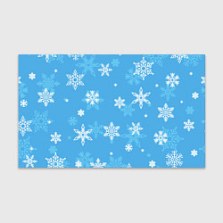 Бумага для упаковки Голубой снегопад, цвет: 3D-принт