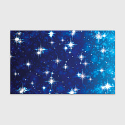 Бумага для упаковки Сияющие и блестящие звезды в ночном небе, цвет: 3D-принт