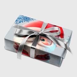 Бумага для упаковки Дед мороз и много снежинок, цвет: 3D-принт — фото 2