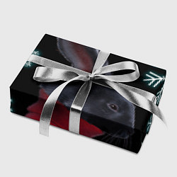 Бумага для упаковки Зимний кролик в свитере, цвет: 3D-принт — фото 2
