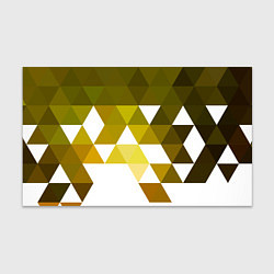 Бумага для упаковки Золотистая мозаика из ромбов, цвет: 3D-принт