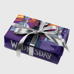 Бумага для упаковки Уэнсдэй с пираньями, цвет: 3D-принт — фото 2