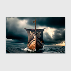 Бумага для упаковки Корабль в бушующем море, цвет: 3D-принт