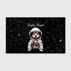 Бумага для упаковки Вельш корги пемброк космонавт, цвет: 3D-принт