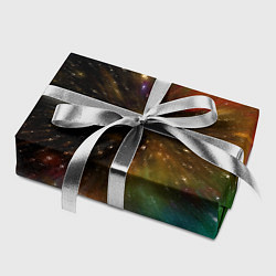 Бумага для упаковки Бескрайний космос - неон, цвет: 3D-принт — фото 2