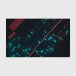 Бумага для упаковки Неоновые линии в полной темноте, цвет: 3D-принт