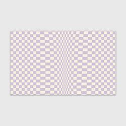 Бумага для упаковки Искаженная шашечка - лавандовый, цвет: 3D-принт