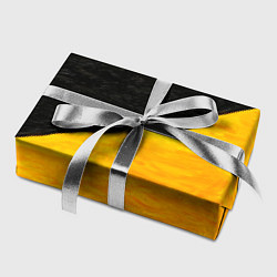 Бумага для упаковки Черно-желтые масляные краски, цвет: 3D-принт — фото 2