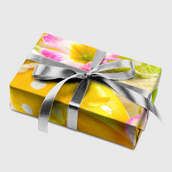Бумага для упаковки Пасхальные яйца и цветы, цвет: 3D-принт — фото 2