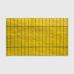Бумага для упаковки Жёлтый фон и чёрные параллельные линии, цвет: 3D-принт