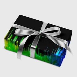 Бумага для упаковки Геометрическая музыкальная волна, цвет: 3D-принт — фото 2