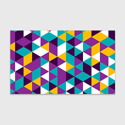 Бумага для упаковки Разноцветный ромбический паттерн, цвет: 3D-принт