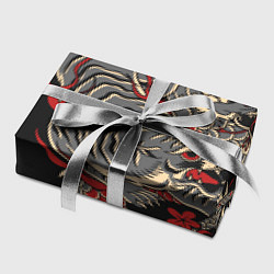 Бумага для упаковки Борьба тигра с драконом, цвет: 3D-принт — фото 2