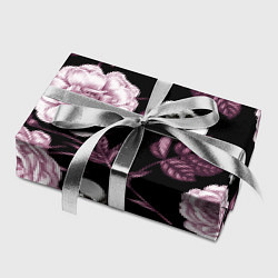 Бумага для упаковки Розовые цветы с черепами, цвет: 3D-принт — фото 2