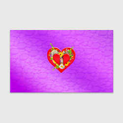 Бумага для упаковки Цветы от сердца, цвет: 3D-принт