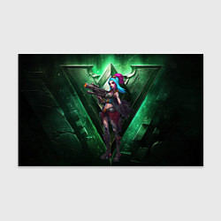 Бумага для упаковки Jinx art arcane league of legends, цвет: 3D-принт