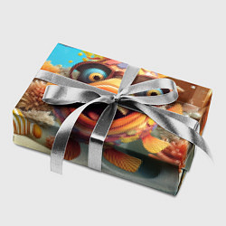 Бумага для упаковки Мульяшная рыбка, цвет: 3D-принт — фото 2