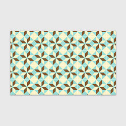Бумага для упаковки Brown blue pattern, цвет: 3D-принт