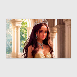 Бумага для упаковки Девушка принцесса в алмазных украшениях, цвет: 3D-принт