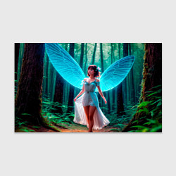 Бумага для упаковки Девушка фея в дремучем лесу, цвет: 3D-принт