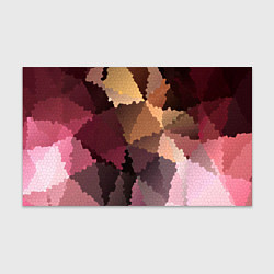 Бумага для упаковки Мозаика в коричнево-розовых тонах, цвет: 3D-принт