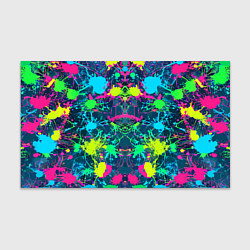 Бумага для упаковки Colorful blots - expressionism - vogue, цвет: 3D-принт