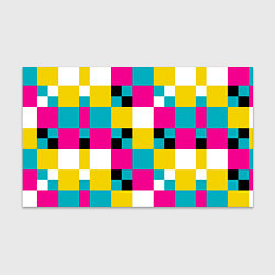 Бумага для упаковки Геометрический ретро узор cmyk, цвет: 3D-принт
