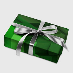 Бумага для упаковки Зелёный блоковый паттерн, цвет: 3D-принт — фото 2