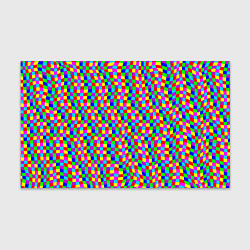 Бумага для упаковки Цветные клетки искажение, цвет: 3D-принт