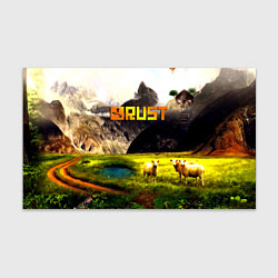 Бумага для упаковки Rust poster game, цвет: 3D-принт