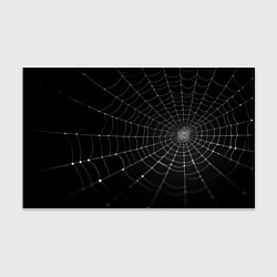 Бумага для упаковки Паутина на черном фоне, цвет: 3D-принт