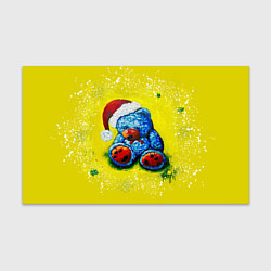Бумага для упаковки Плюшевый Санта Клаус, цвет: 3D-принт