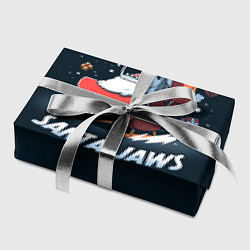Бумага для упаковки Santa Jaws, цвет: 3D-принт — фото 2