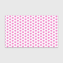 Бумага для упаковки Нежные розовые сердечки, цвет: 3D-принт