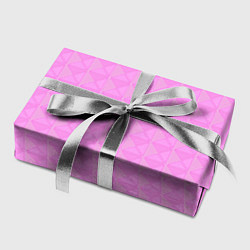 Бумага для упаковки Объёмный розовый ромбы, цвет: 3D-принт — фото 2