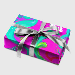 Бумага для упаковки Abstract floral pattern - aloha, цвет: 3D-принт — фото 2