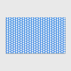 Бумага для упаковки Синие кружки патерн, цвет: 3D-принт