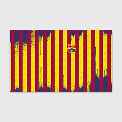 Бумага для упаковки Полосатые цвета футбольного клуба Барселона, цвет: 3D-принт