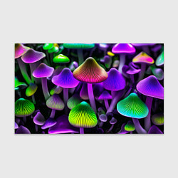 Бумага для упаковки Люминесцентные грибы, цвет: 3D-принт