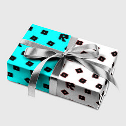 Бумага для упаковки Roblox pattern logo mobile, цвет: 3D-принт — фото 2