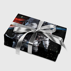 Бумага для упаковки The dalmatian brave cosmonaut - ai art, цвет: 3D-принт — фото 2