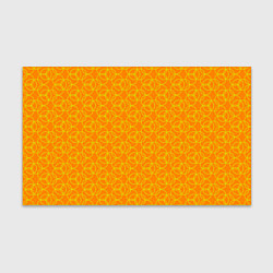 Бумага для упаковки Паттерн из окружностей оранжевый, цвет: 3D-принт