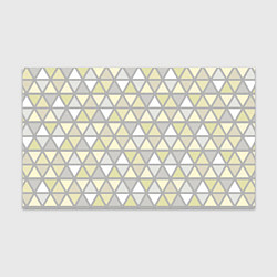 Бумага для упаковки Паттерн геометрия светлый жёлто-серый, цвет: 3D-принт