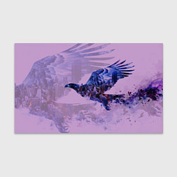 Бумага для упаковки Летящий орел и ночной город двойная экспозиция, цвет: 3D-принт