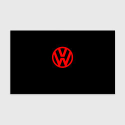 Бумага для упаковки Volkswagen red logo, цвет: 3D-принт