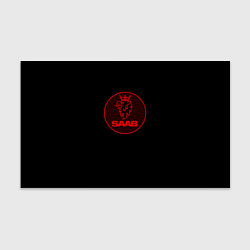 Бумага для упаковки Saab red logo, цвет: 3D-принт