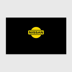 Бумага для упаковки Nissan yellow logo, цвет: 3D-принт